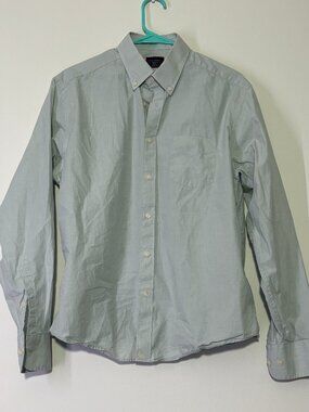 Men’s UNTUCKit Button Down Shirt Medium Blue Relaxed Fit Cotton Casual